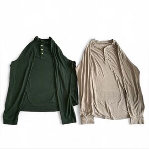 LIKE NEW Goodfellow & Co. Henleys Bundle Pair - XL